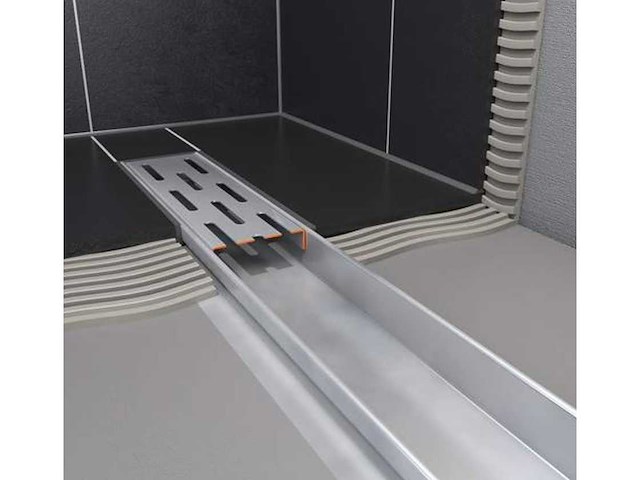 Easy drain - compact 30 - douchegoot - flens drain met rvs rooster 100 cm - afbeelding 3 van  5