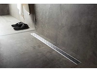 Easy drain - easy drain compact 50 ff - - douchegoot 80cm met flens en zijuitloop 50 mm - afbeelding 1 van  4