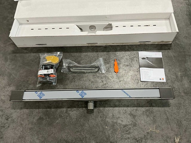 Easy drain compact douchegoot 900mm rvs - afbeelding 3 van  8