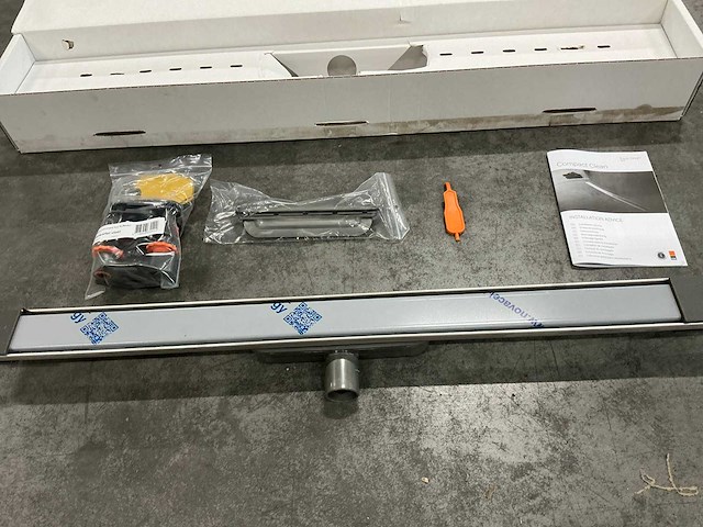 Easy drain compact douchegoot 900mm rvs - afbeelding 4 van  8
