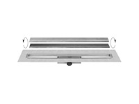 Easy drain compact taf 50 douchegoot 120cm - afbeelding 1 van  4