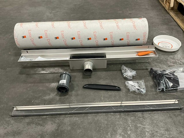 Easy drain compact wall douchegoot 800mm rvs - afbeelding 7 van  8
