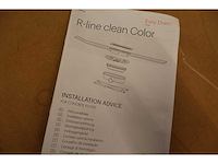 Easy drain (ess) - r-line clean color - douchegoot met rooster - afbeelding 7 van  7