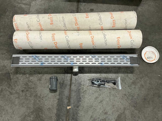 Easy drain fixt douchegoot 1000mm rvs (2x) - afbeelding 1 van  3