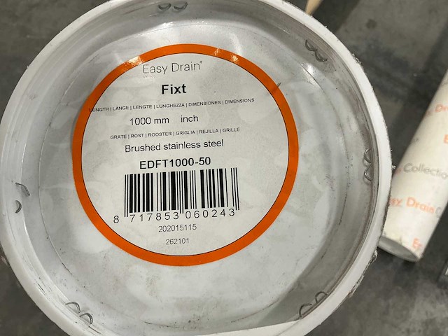Easy drain fixt douchegoot 1000mm rvs (2x) - afbeelding 6 van  6