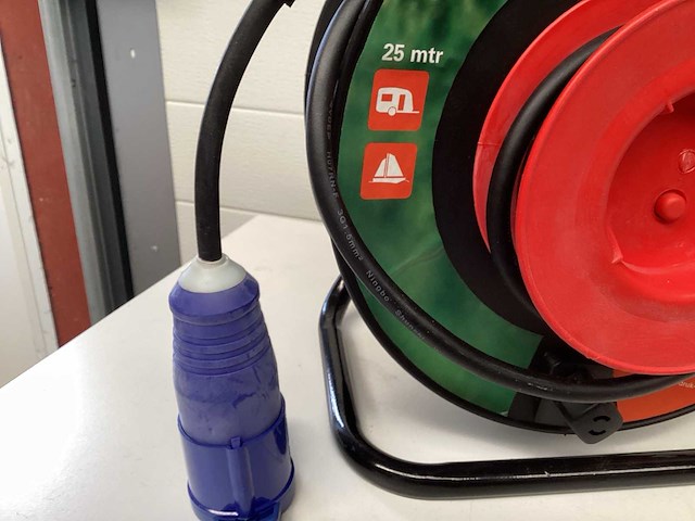 Easy elektra recreatie kabelhaspel 25m kampeertoebehore - afbeelding 1 van  3