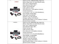 Easy-going - 20000 lb / 9 ton bumperlier - 12 volt - kabellier - afbeelding 5 van  5