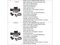 Easy-going - 20000 lb / 9 ton bumperlier - 12 volt - kabellier - afbeelding 17 van  24
