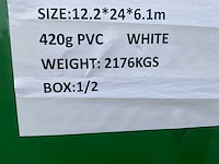 Easy-going - (24x12,20x6,10 meter) - garage tent / opslag shelter 408020r - 2025 - afbeelding 16 van  23