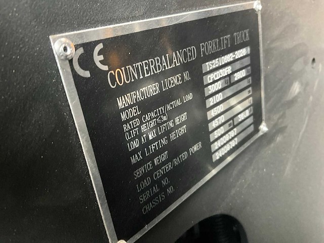 Easy-going - 3 ton - diesel - triple - vorkheftruck - 2025 - afbeelding 29 van  60