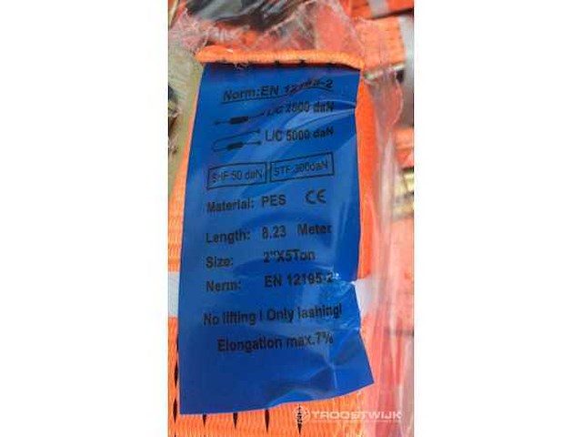 Easy-going - 5 ton - spanband met ratel (4x) - afbeelding 5 van  5