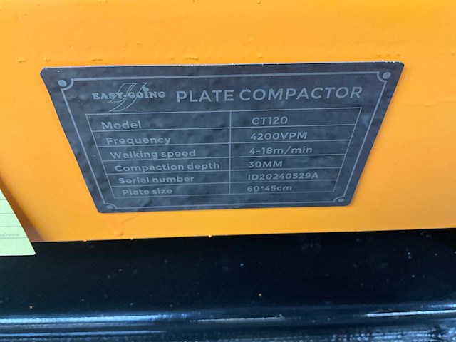 Easy-going - ct120 - honda gx160 (4,8 pk) - trilplaat - 2026 - afbeelding 4 van  16