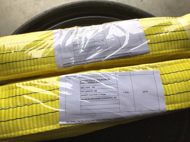 Easy-going - duplex - 3 ton - 4 meter - hijsbanden (2x) - afbeelding 2 van  3