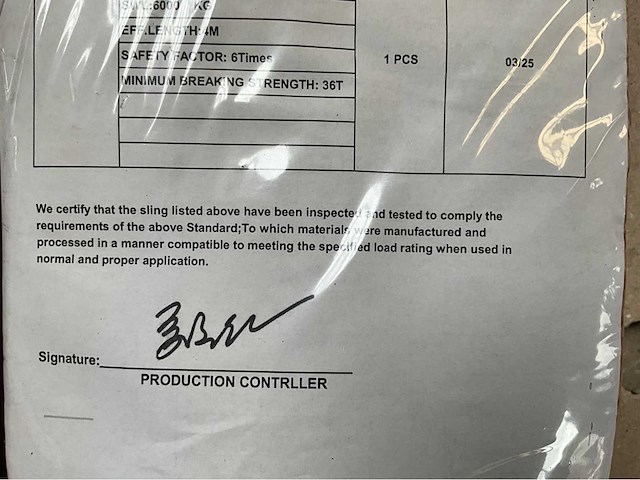 Easy-going - duplex - 6 ton - 4 meter - hijsband (2x) - afbeelding 3 van  4