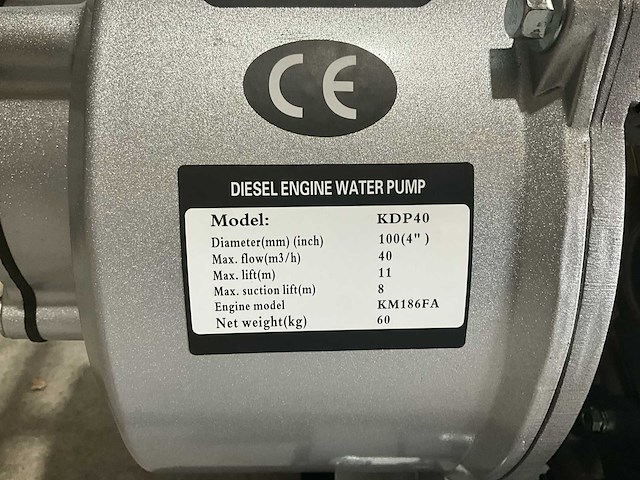 Easy-going - kdp-40 - diesel waterpomp - 2025 - afbeelding 13 van  19