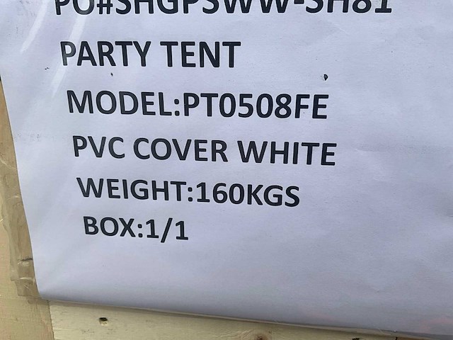 Easy-going - pt 0508fe - (8,0 x 5,0 x 2,9 mtr) - partytent - afbeelding 6 van  7