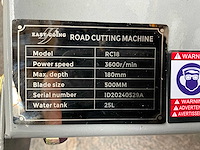 Easy-going - rc18 / q500a - honda x390 (11,7 pk) - beton- asfalt zaagmachine - afbeelding 10 van  19