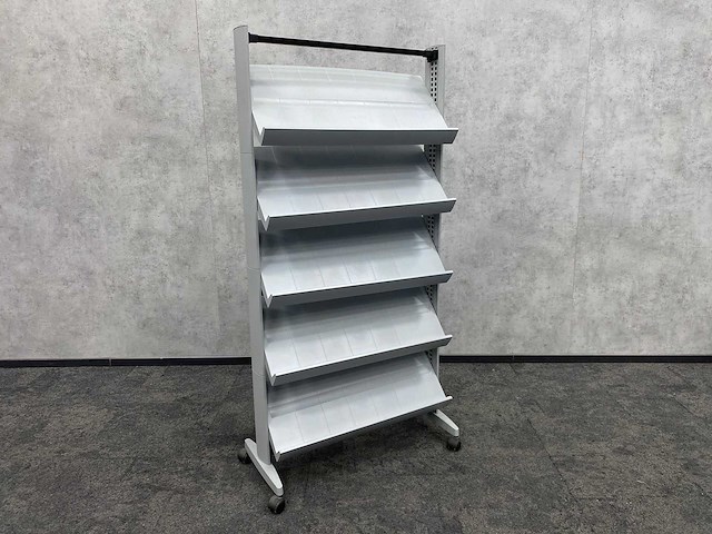 Easydisplays - kunststof verrijdbaar folder display - afbeelding 1 van  6