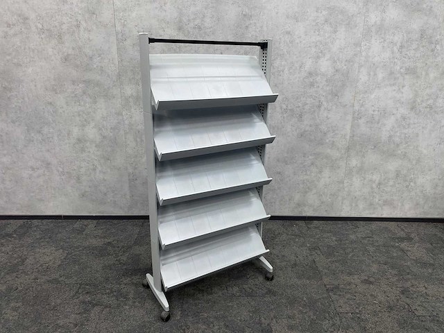 Easydisplays - kunststof verrijdbaar folder display - afbeelding 1 van  1