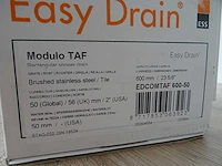 Easydrain - modulo taf - edcomtaf 600-50 - douchegoot 600mm - afbeelding 2 van  3