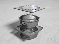 Easydrain 145x145mm - afbeelding 1 van  2