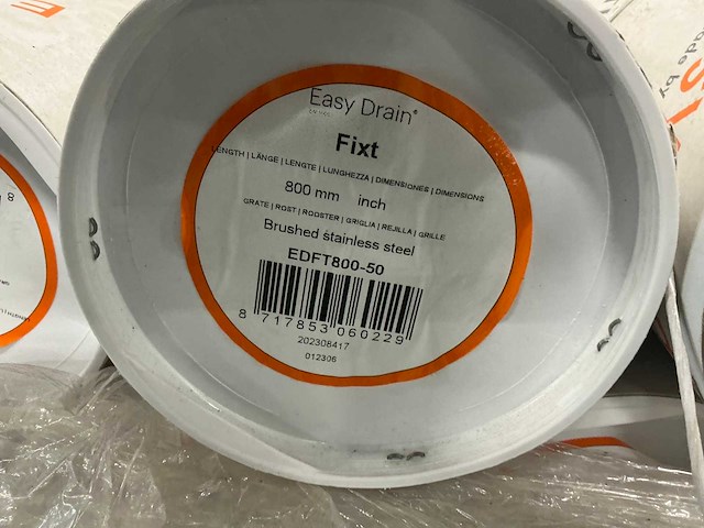 Easydrain fixt douchegoot edft800-50 (6x) - afbeelding 1 van  3