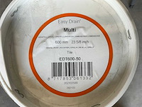 Easydrain multi tegeldrain douchegoot met zijuitloop 50 mm 60 cm (tegelrooster) - afbeelding 3 van  3
