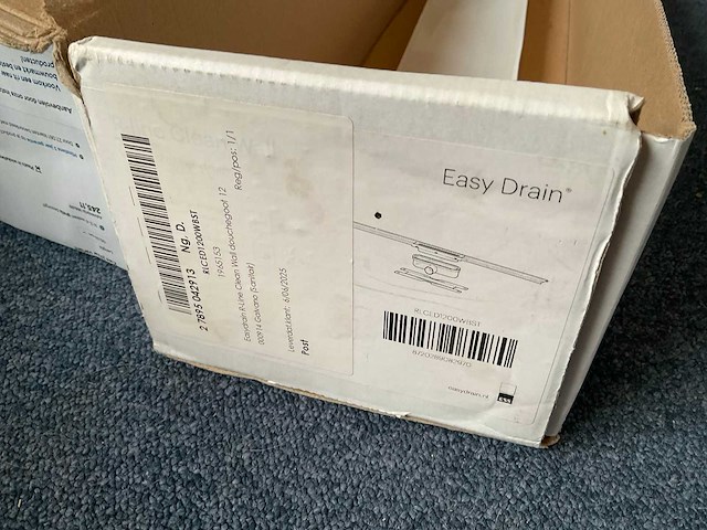 Easydrain r-line clean wall douchegoot 120 cm - afbeelding 2 van  4