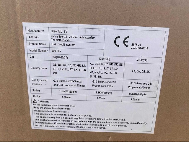 Easyfires - 700-r65 - inbouw brander met glasopbouw (2x) - afbeelding 5 van  6