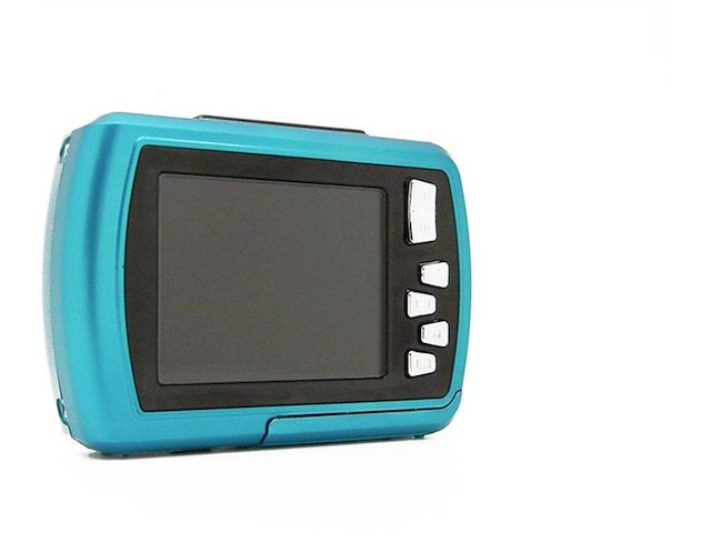 Easypix w2024-iwaterdichte camera 14mp double screen blauw - afbeelding 3 van  5