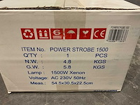 Easytec power strobe 1500 stroboscoop - afbeelding 1 van  1