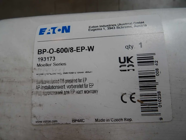 Eaton - bp-o-600/8-ep-w - schakelkast - afbeelding 2 van  2