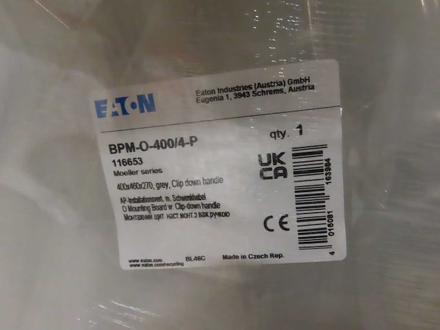 Eaton - bpm-o-400/4-p - installatiekast (15x) - afbeelding 2 van  2