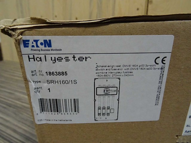 Eaton - halyester - srh160/1s - schakelveiligheidskast - afbeelding 3 van  3