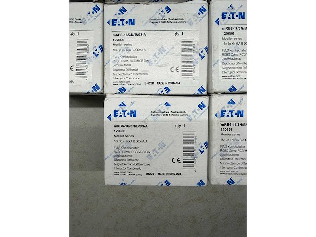 Eaton - moeller series xpole - mrb6-16/3n/b/03-a - aardlekschakelaar met overstroombeveiliging (7x) - afbeelding 2 van  2
