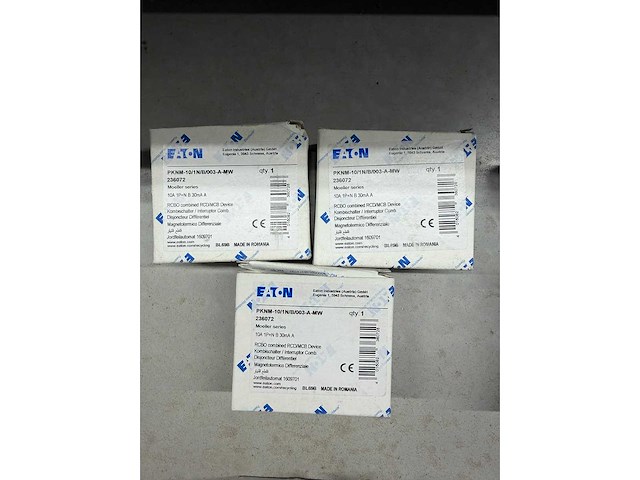 Eaton - pkn-20/1//03-a-mw 236679, p-10/1n//003-a-mw 236072, frbmm-c20/1n/003-a 170620 - aardlekautomaat (10x) - afbeelding 4 van  6
