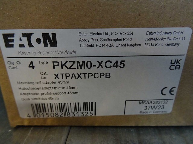 Eaton - pkzm0-xc45 - xtpaxtpcpb - din rail 45mm (27x) - afbeelding 2 van  2