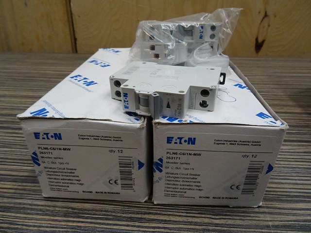 Eaton - pln6-c6/1n-mw - schakelautomaat (27x) - afbeelding 1 van  2