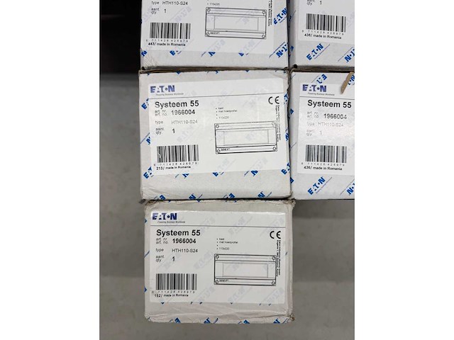 Eaton - systeem 55 1966004 - hth110-s24 - compact verdeelbord leeg (7x) - afbeelding 1 van  1