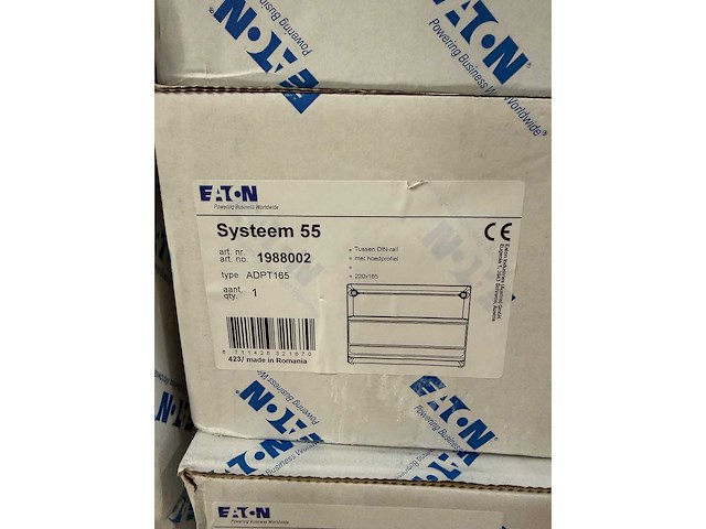 Eaton - systeem 55 1988002 - verhogingsstuk systeem 55 met din-profiel 165 mm (10x) - afbeelding 3 van  5