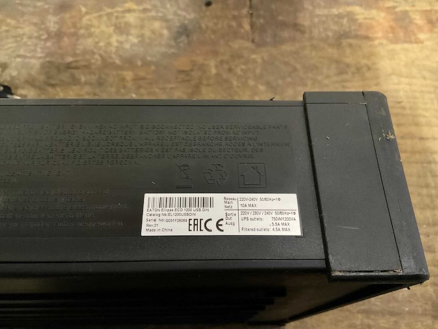 Eaton ellipse eco 1200 ups overspanningsbeveiligingsapparaat - afbeelding 4 van  4