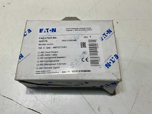 Eaton faz-c16/2 installatieautomaat - afbeelding 3 van  3