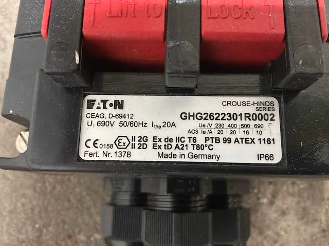 Eaton ghg2622301r0002 veiligheidsschakelaar dimmers & schakelaars (15x) - afbeelding 4 van  6