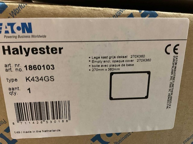 Eaton halyester k434gs schakelkast (leeg) - afbeelding 2 van  2