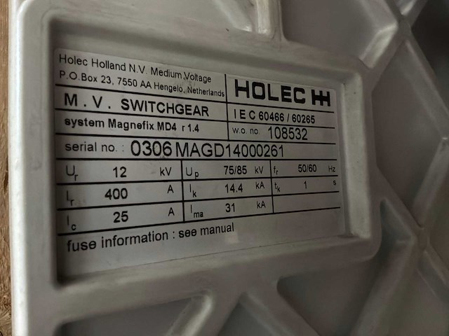 Eaton magnefix md4 tktk medium voltage switchgear - afbeelding 7 van  7