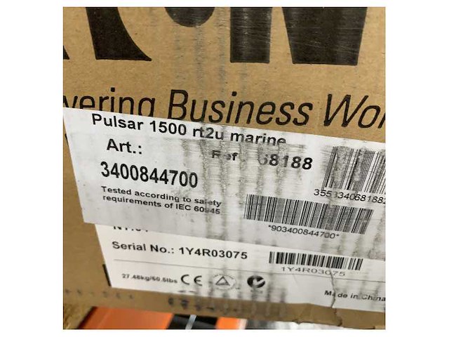 Eaton marine ups ex 1500 rt2u - 1500va 230vac - 3400844700 - afbeelding 2 van  10