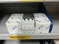 Eaton, moeller, siemens, pilz partij schakelmateriaal in stalen vakkenkast - afbeelding 8 van  34