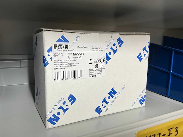 Eaton, moeller, siemens, pilz partij schakelmateriaal in stalen vakkenkast - afbeelding 31 van  34