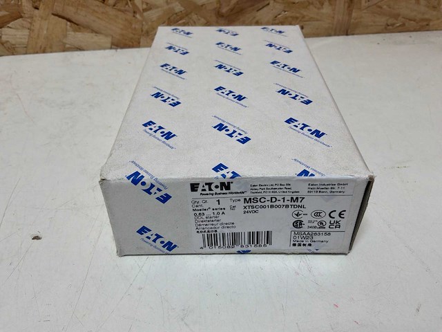 Eaton msc-d-1-m7 motorstarter combinatie (24vdc) (7x) - afbeelding 8 van  8