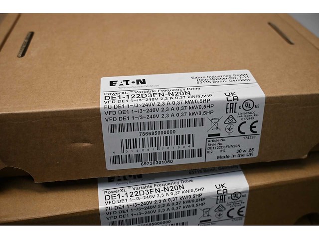 Eaton power xl de1-124d3fn-n20n variabele frequentieregelaar (4x) - afbeelding 2 van  3